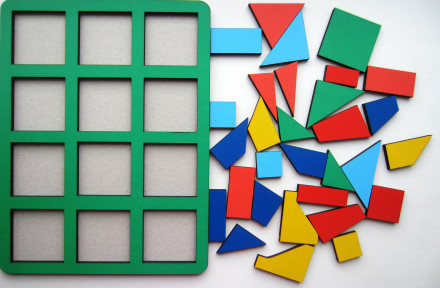 Сложи квадрат Б.П.Никитин 1 уровень (макси)