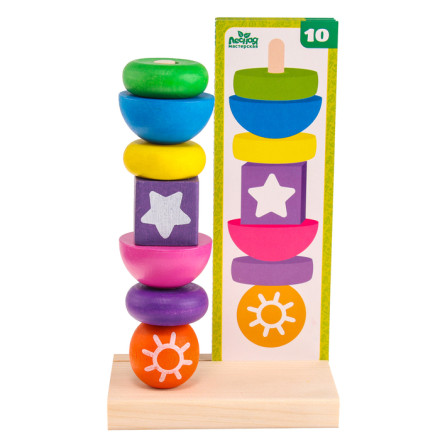 Пирамидка, 15 деталей